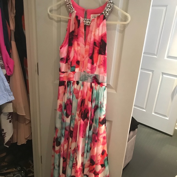Eliza J formal maxi dress worn once - Picture 2 of 3